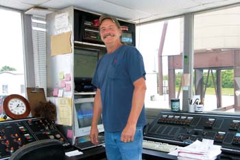 Ranger Constructions Grant, FL, plant, with Phil Shough at the controls