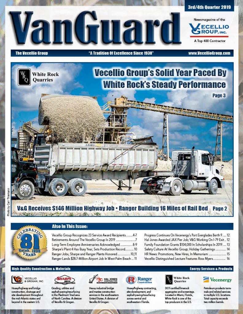 Cover of VanGuard magazine from 3rd/4th quarter 2019